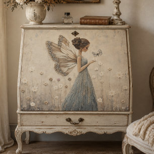 Elegant Fairy & Butterfly Mosaic Fantasy Decoupage Tissue Paper