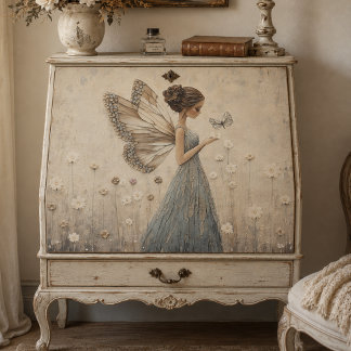 Elegant Fairy & Butterfly Mosaic Fantasy Decoupage Tissue Paper