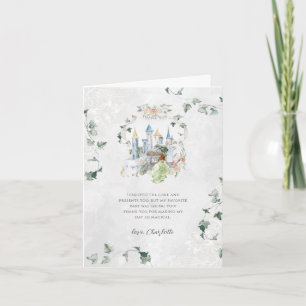 Elegant Fairy Tale Princess Birthday Thank You Card