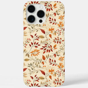 Elegant Fall Floral Pattern iPhone 16 Pro Max Case
