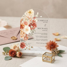 Elegant Fall Floral Wedding