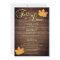 Elegant FALL in LOVE Rustic Wood Wedding