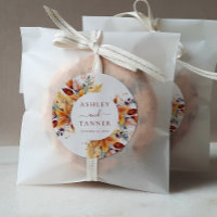 Elegant Fall Leaves Autumn Wedding