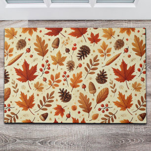 Elegant Fall Pattern Doormat