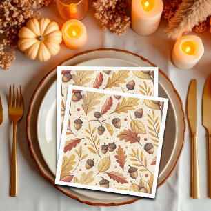 Elegant Fall Pattern Napkin