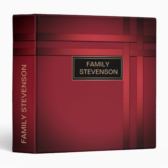 Elegant, family album, family, album binder (Front/Spine)