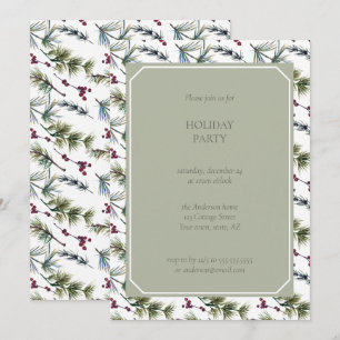 Elegant Family Christmas Card   Photo Collage