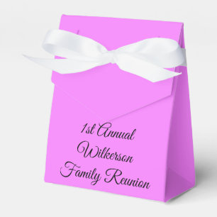 Elegant Family Reunion Lavender Favour Boxes