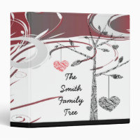 elegant family tree heart geneology