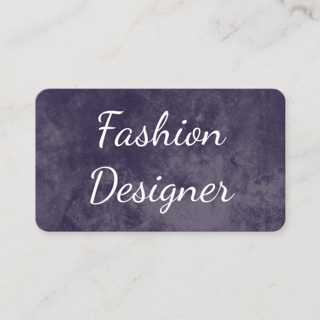 Elegant Fancy Font Business Card (Front)