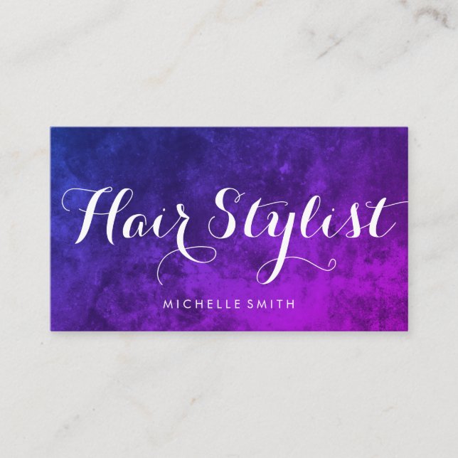 Elegant Fancy Font Business Card (Front)