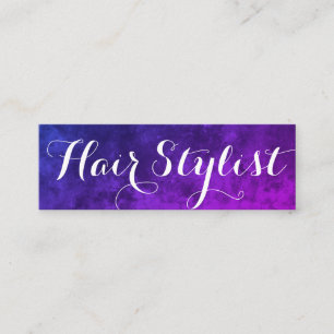 Elegant Fancy Font Mini Business Card