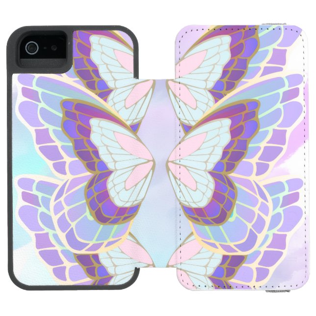 elegant farfalla incipio iPhone wallet case (Folio Open)