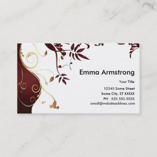 Elegant Fashion Business Card