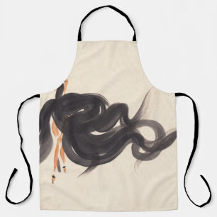 Elegant Fashion: Watercolor Lady Apron