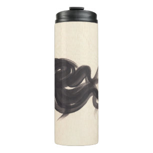 Elegant Fashion: Watercolor Lady Thermal Tumbler