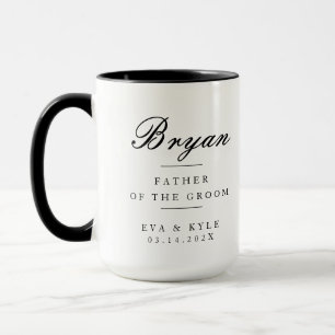 Elegant Father of the Groom Mug
