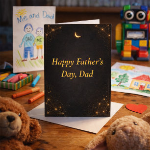 Elegant Father’s Day Card for Dad from Kids
