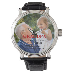 Elegant Father`s Day Photo Watch Gift