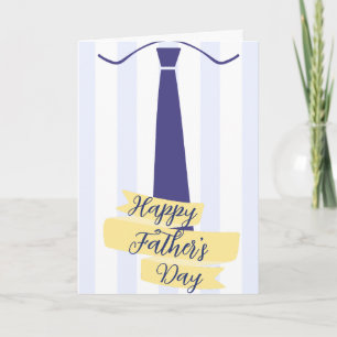 Elegant Father’s Day Tie Card for Dad