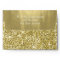 Elegant Faux Diamond Gold Glitter Foil