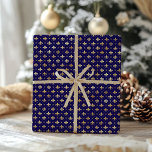 Elegant Faux Gold Foil Pattern Christmas Wrapping Paper<br><div class="desc">Please note that the gold foil design is a printed imitation and not actual metallic foil. Perfect for elevating your gift presentation with a classic,  festive feel. Whether wrapping presents for family,  friends,  or colleagues,  this paper brings a sophisticated touch to all your holiday packages.</div>