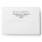 Elegant Faux Gold Foil Wedding Return Address