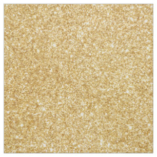 Elegant Faux Gold Glitter Fabric