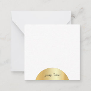Elegant Faux Gold Handwriting Monogram Template