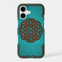 Elegant Faux Leather Celtic knot design