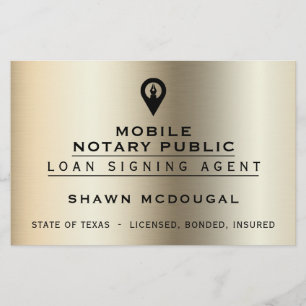 Elegant faux metallic  flyer