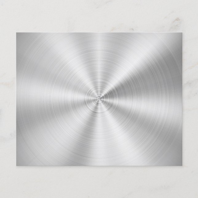Elegant Faux Metallic Shiny Silver Flyer (Front)