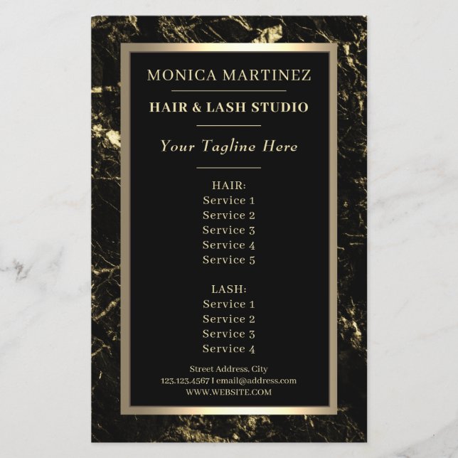 Elegant faux stone marble texture  (Front)