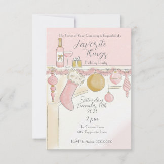 Elegant Favourite Thing Invitation