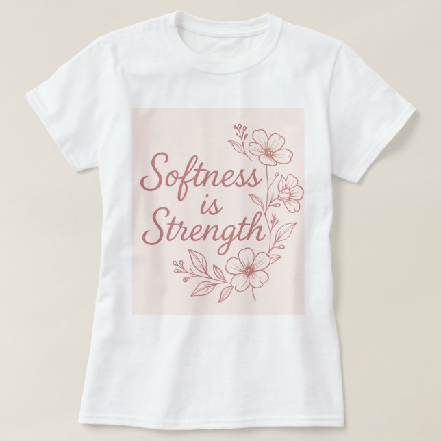 Elegant Feminine Affirmation | Boho Style T-shirt (Design devant)