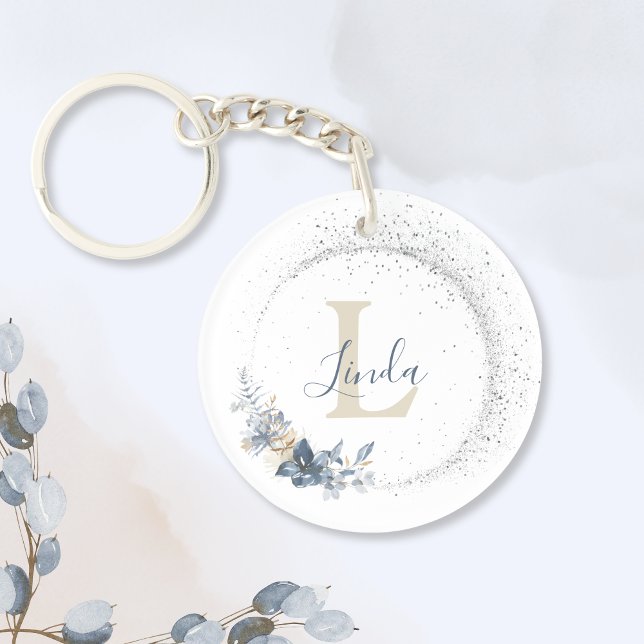 Elegant Feminine Floral Bouquet Monogram (Créateur téléchargé)