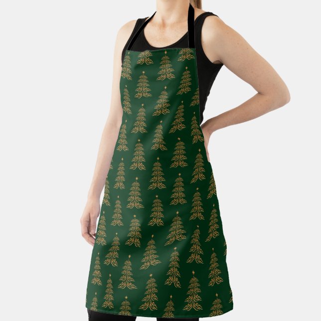 Elegant Festive Holiday Tree Apron (Insitu)