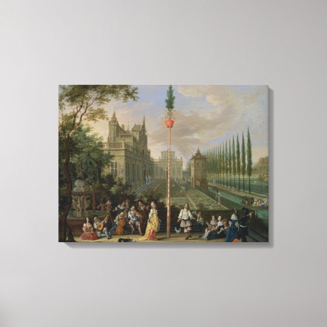 Elegant figures canvas print (Front)