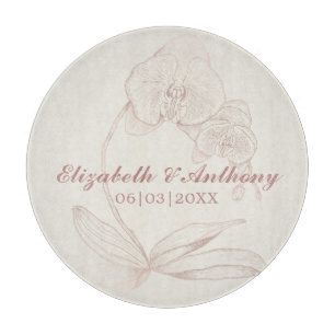 Elegant First Christmas Cutting Board