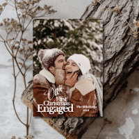 Elegant First Christmas Engaged