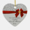 Elegant First Christmas Together Ornament Bling