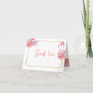 Elegant Flamingo Note Card
