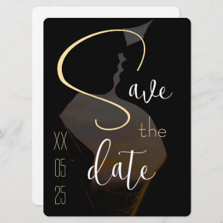 Elegant Flat Save The Date Card