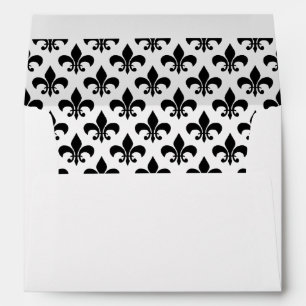 Elegant Fleur de Lis 5x7 Envelope