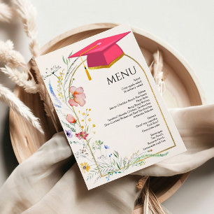 ELegant Fleur sauvage G arden Menu du dîner