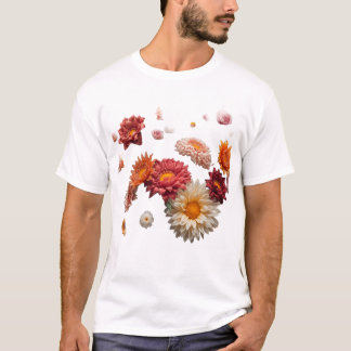 Elegant Floating Wildflower Bouquet T-Shirt