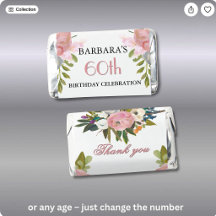 Elegant Floral 60th Birthday