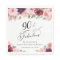 Elegant Floral 90th Birthday Party