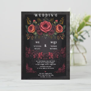Elegant Floral Abstract Design Invitation