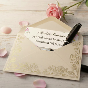 Elegant Floral Address Labels